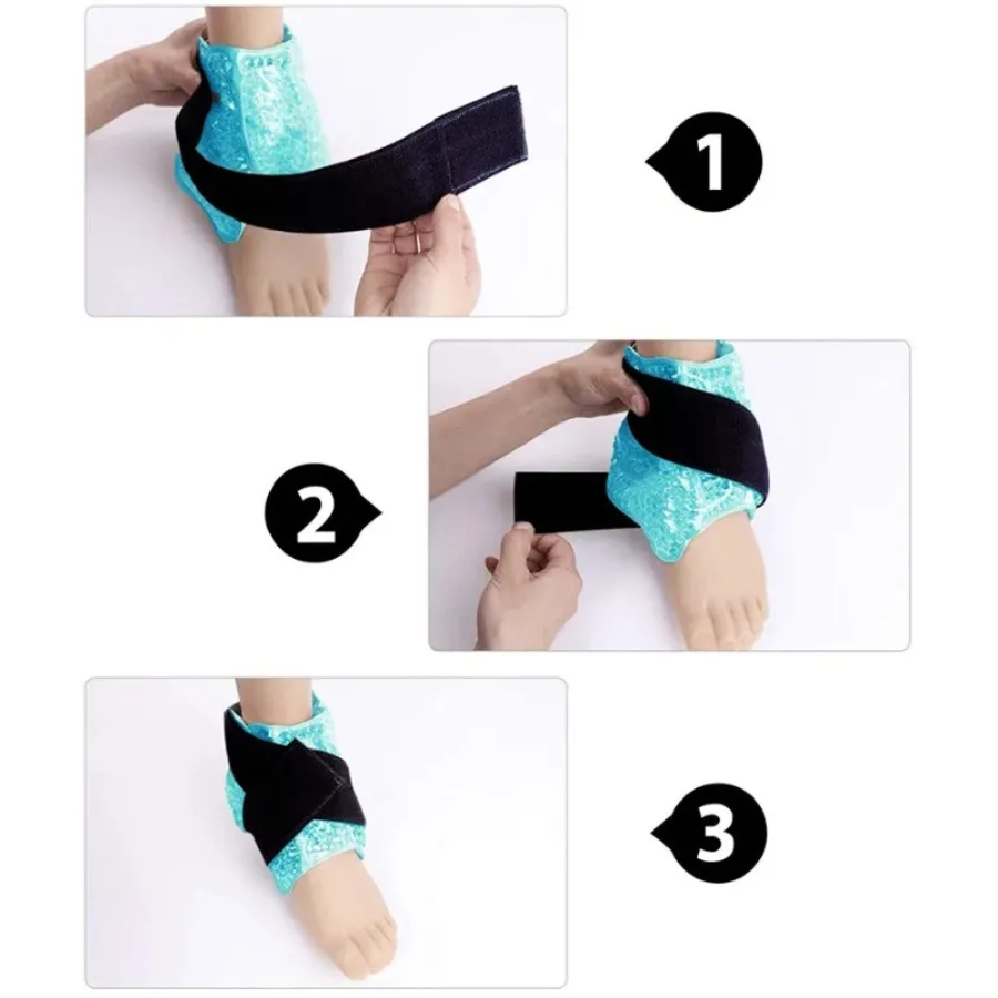 Wrist Wraps - Compresa de gel de PVC de