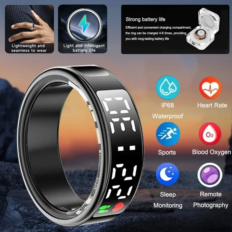 Gymnastic Ring - Anillo inteligente para hombres y mujeres,
