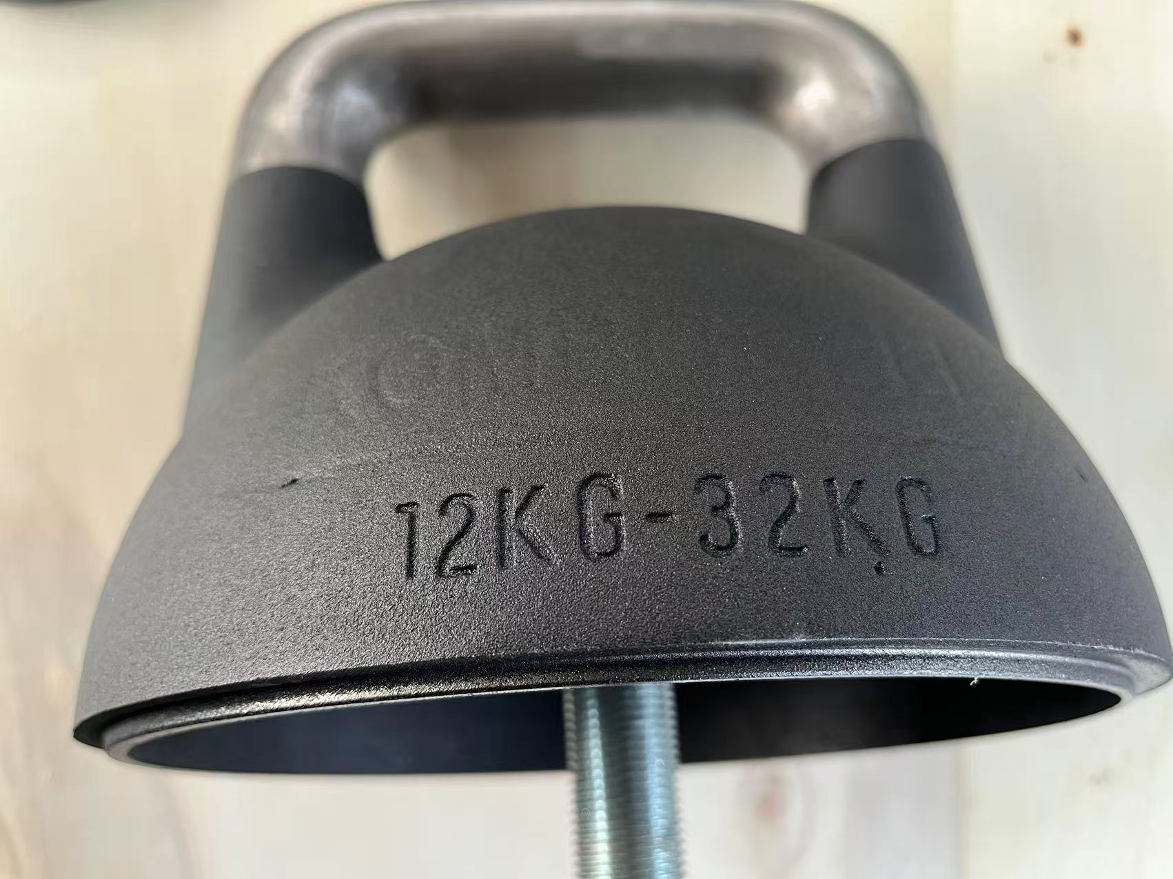 Kettlebell - Kettlebell Ajustable con Recubrimiento en Polvo,
