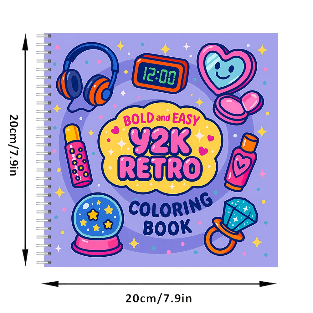 Libro de Colorear Retro Fácil  - Chalk Bag reseña y precio