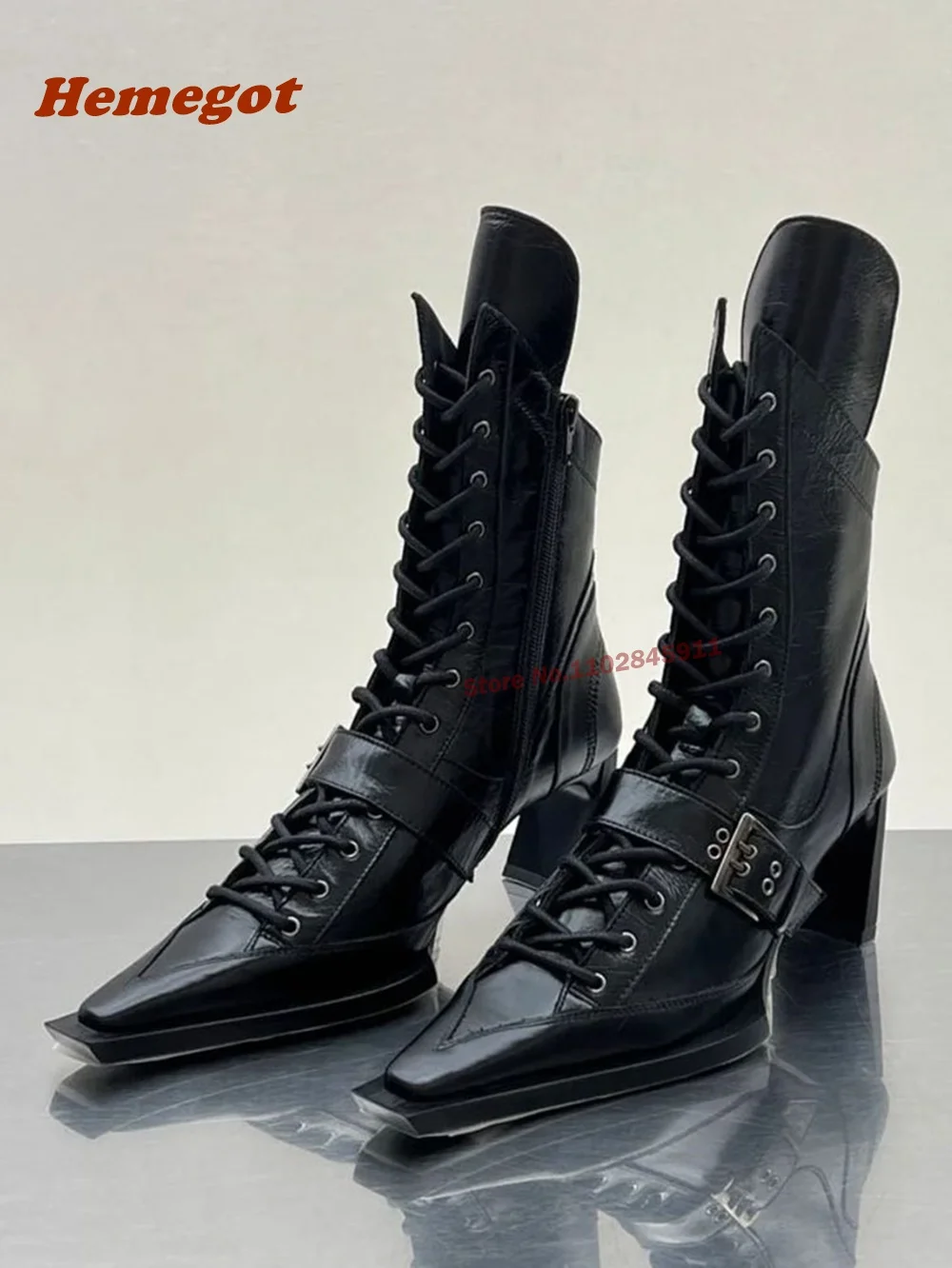 Botines negros con hebilla de  - Crossfit Belt reseña y precio