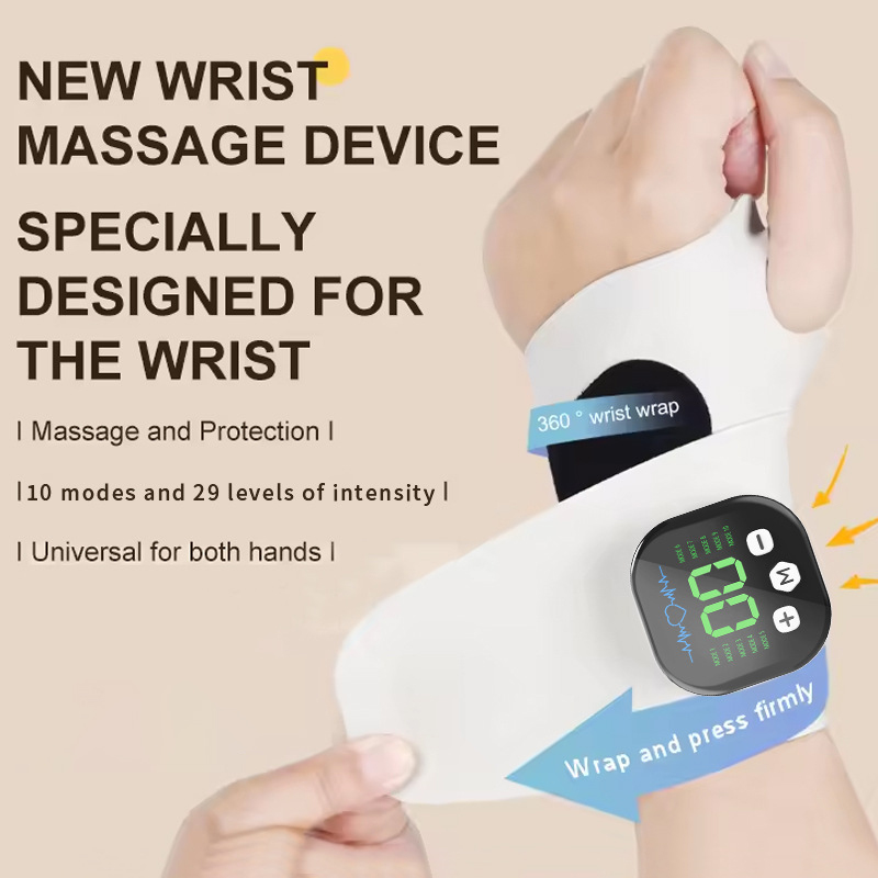 Masajeador de muñeca de mano e - Wrist Wraps reseña y precio