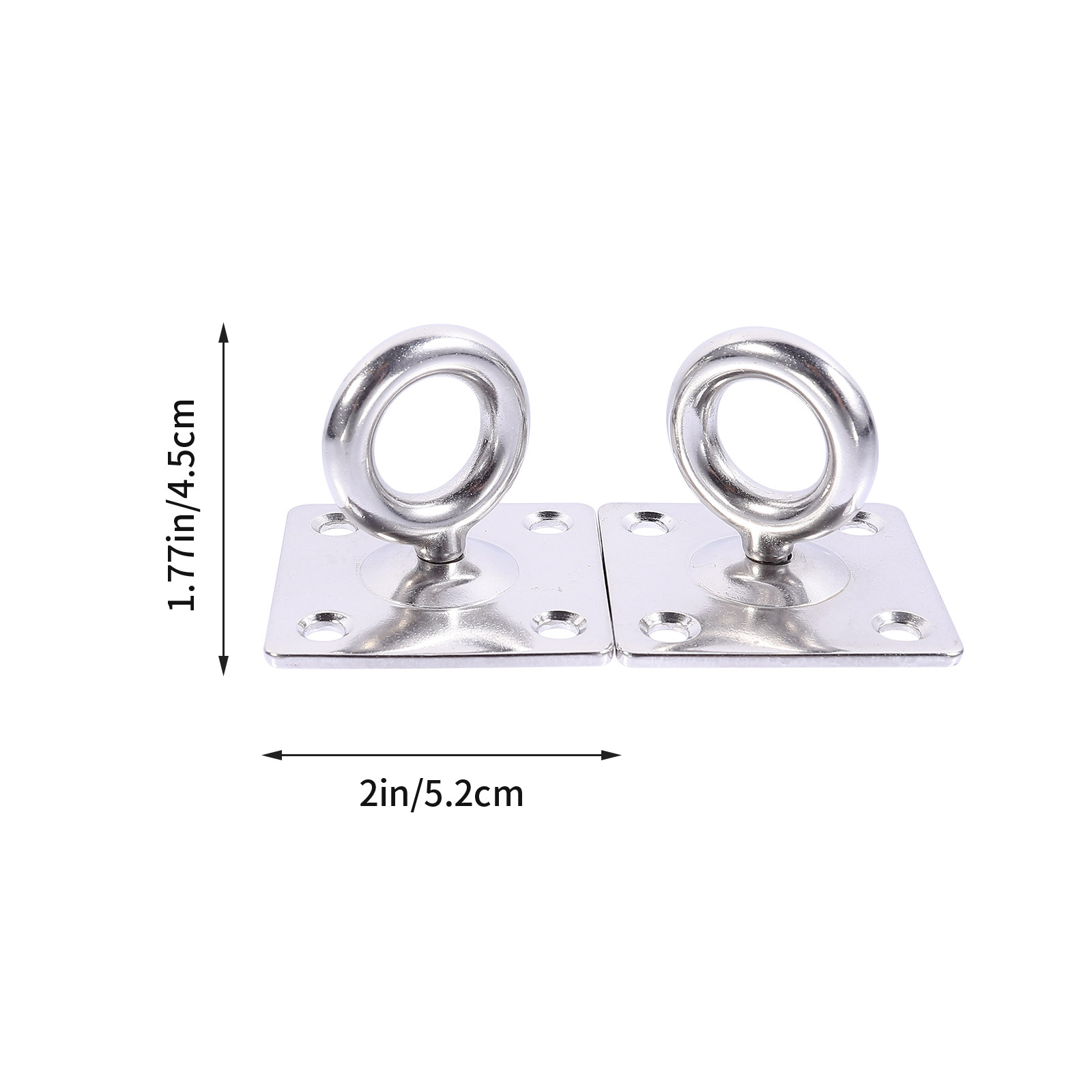 Juego de 2 ganchos de acero in - Gymnastic Ring reseña y precio