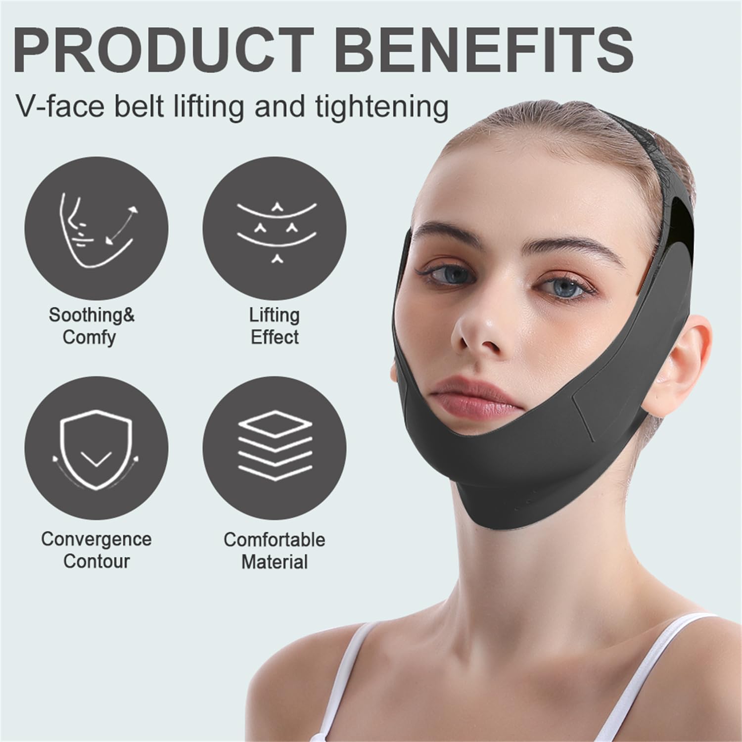 Cinta de Estiramiento Facial,  - Lifting Belt reseña y precio