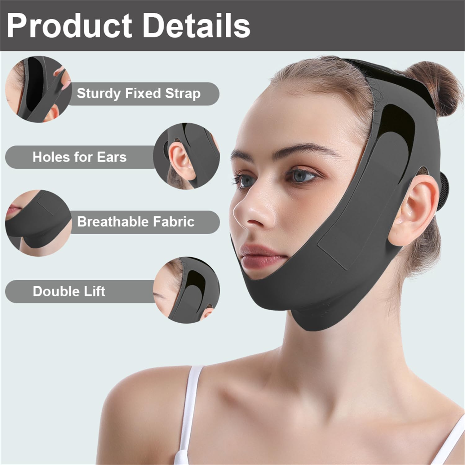 Cinta de Estiramiento Facial,  - Lifting Belt reseña y precio