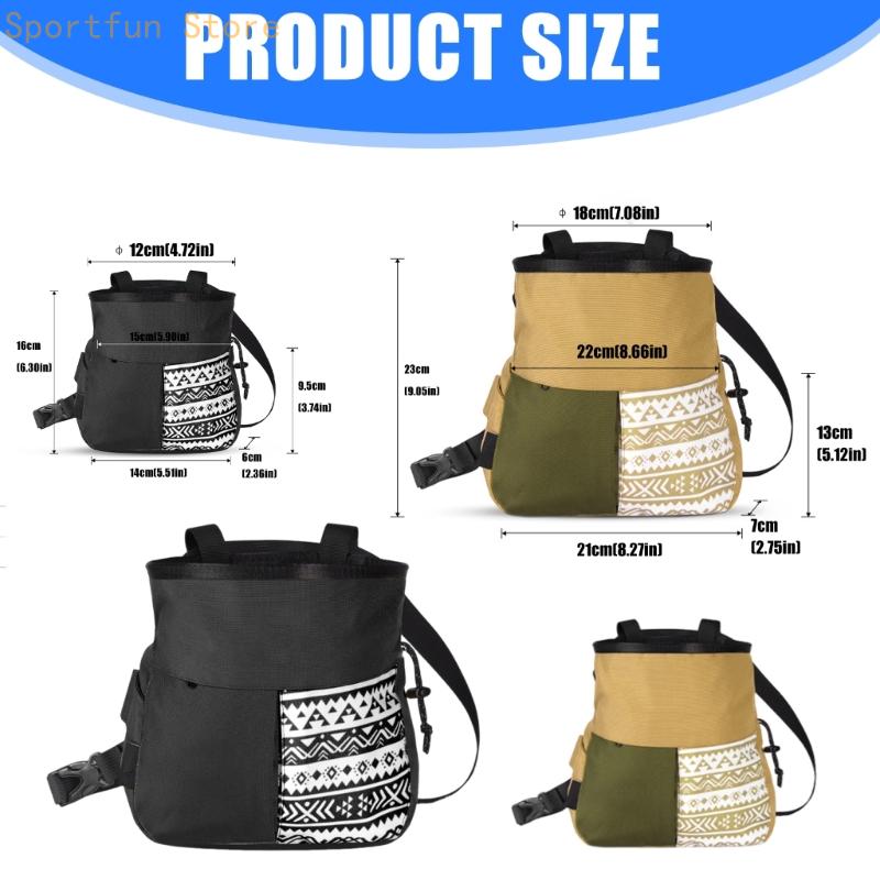 Bolsa tiza tela Oxford para es - Chalk Bag reseña y precio