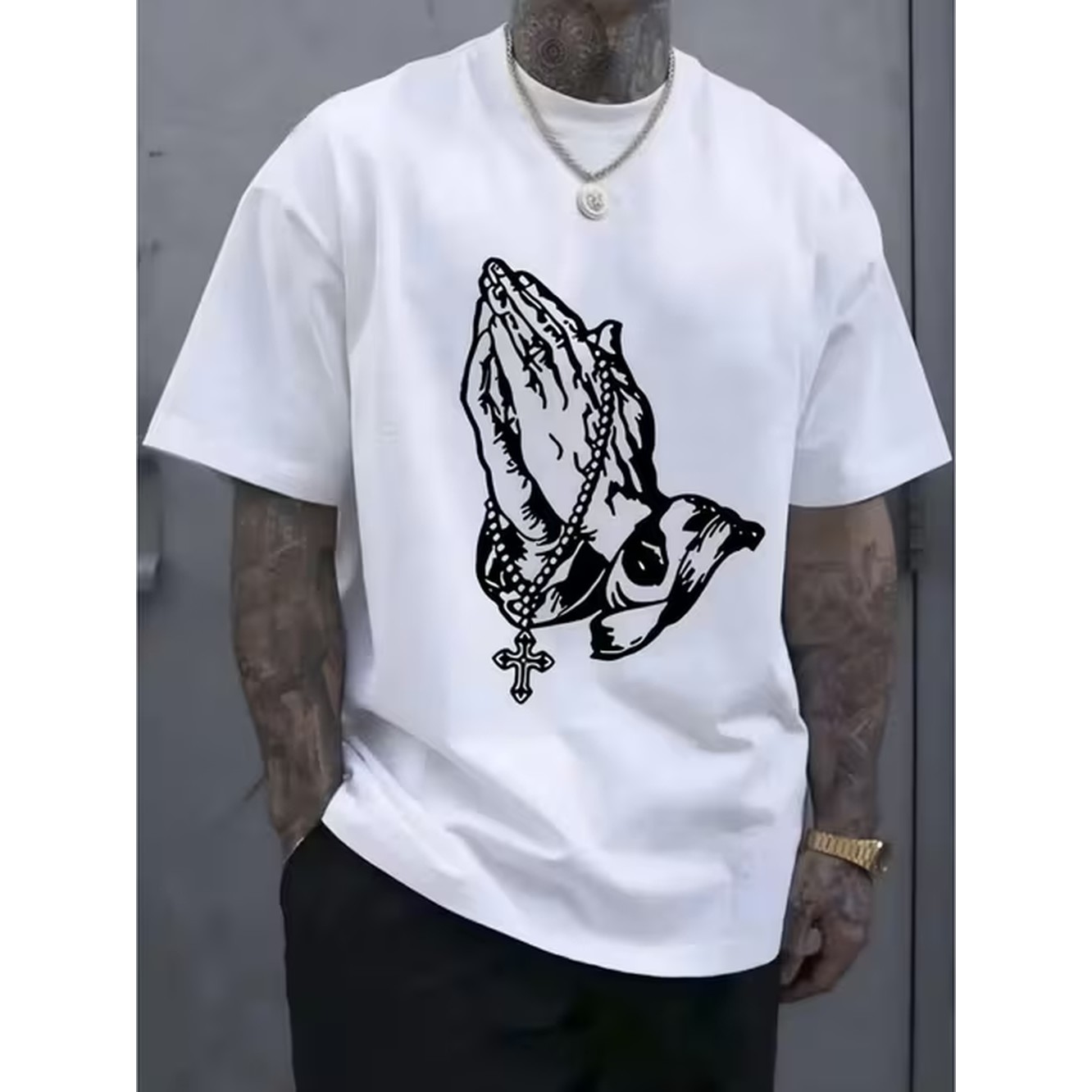 Camiseta con gráfico de manos  - Crossfit Machine reseña y precio