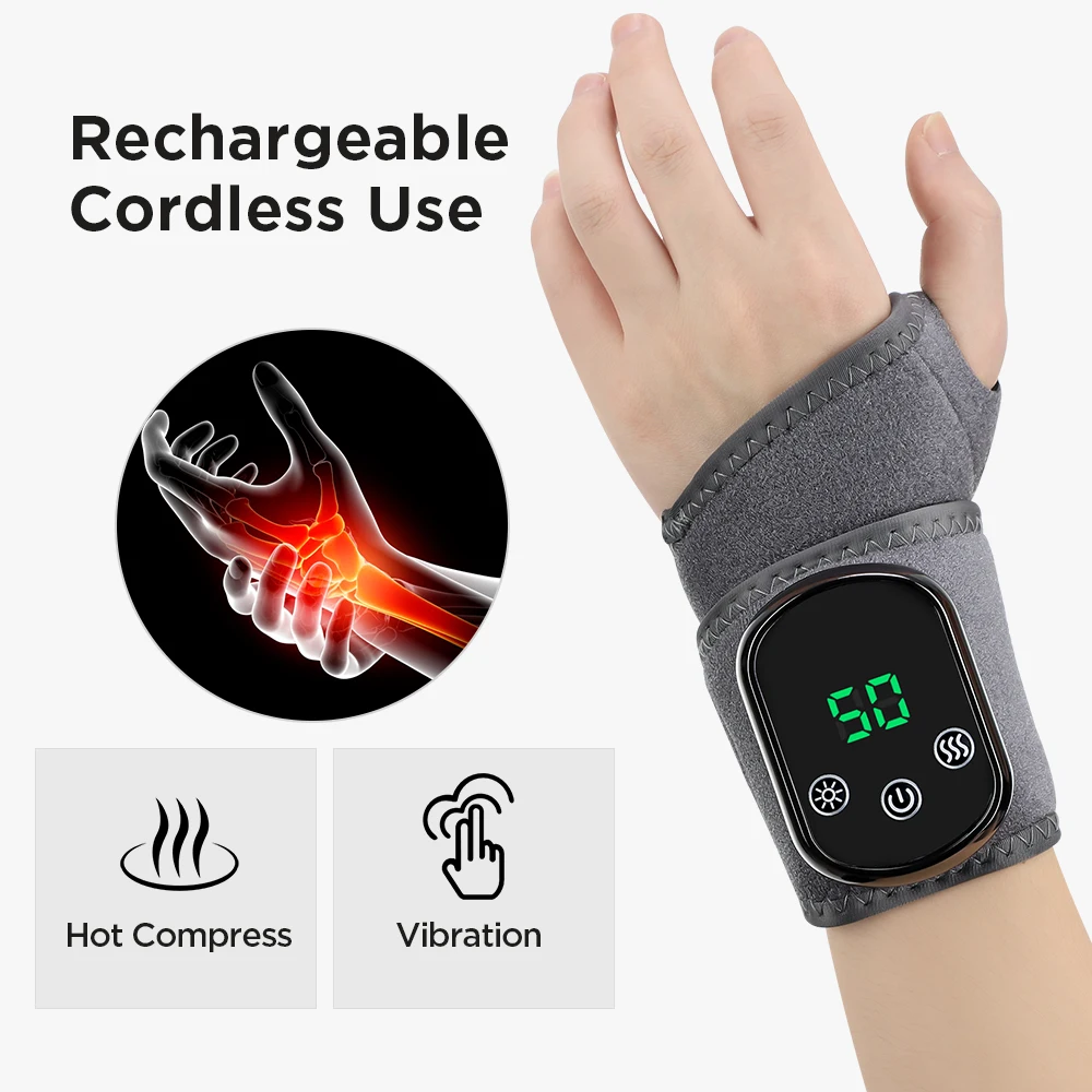 Masajeador de calor para pies, - Wrist Wraps reseña y precio